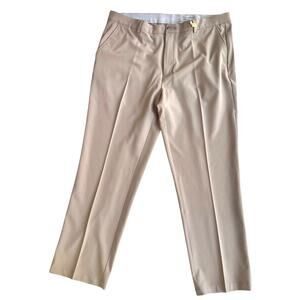 Greg Norman Tan Performance Golf Pants 38x30 Quiet Luxury Minimalist